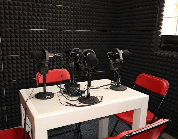 Estudio de podcast