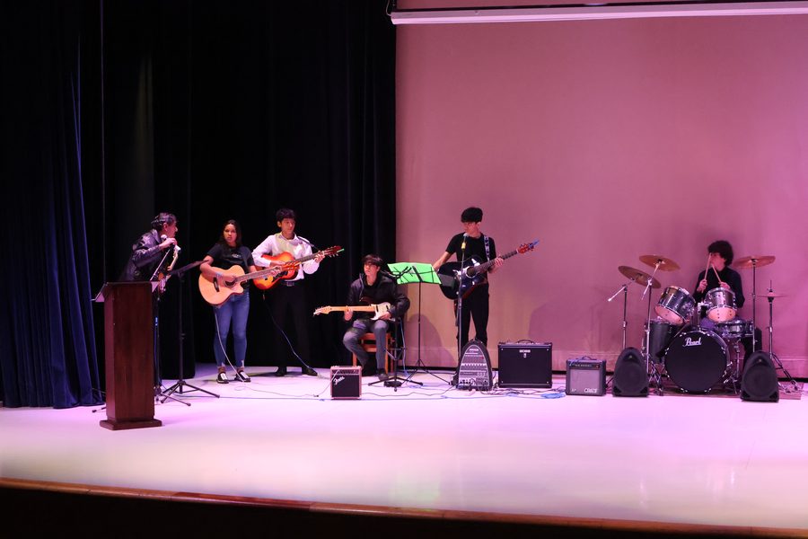 Concierto musical de estudiantes